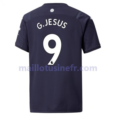 Maillot de Foot Manchester City Gabriel Jesus 9 Troisième 2021-22 Maillot de Foot Manchester City Gabriel Jesus 9 Troisième 2021-22